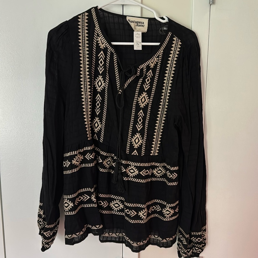 NWT Savanna Jane Western Shirt